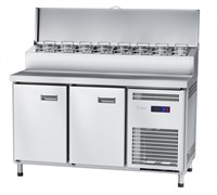 Abat Стол холодильный среднетемпературный СХС-70-01П для пиццы (2 двери, GN 1/4 - 8 шт)